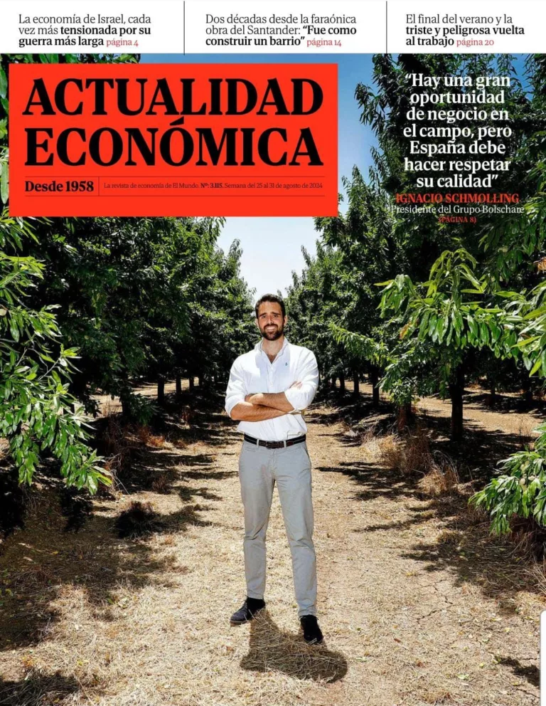 Ignacio Schmolling, presidente del Grupo Bolschare, analiza el presente y futuro de la compañía en una entrevista con Actualidad Económica
